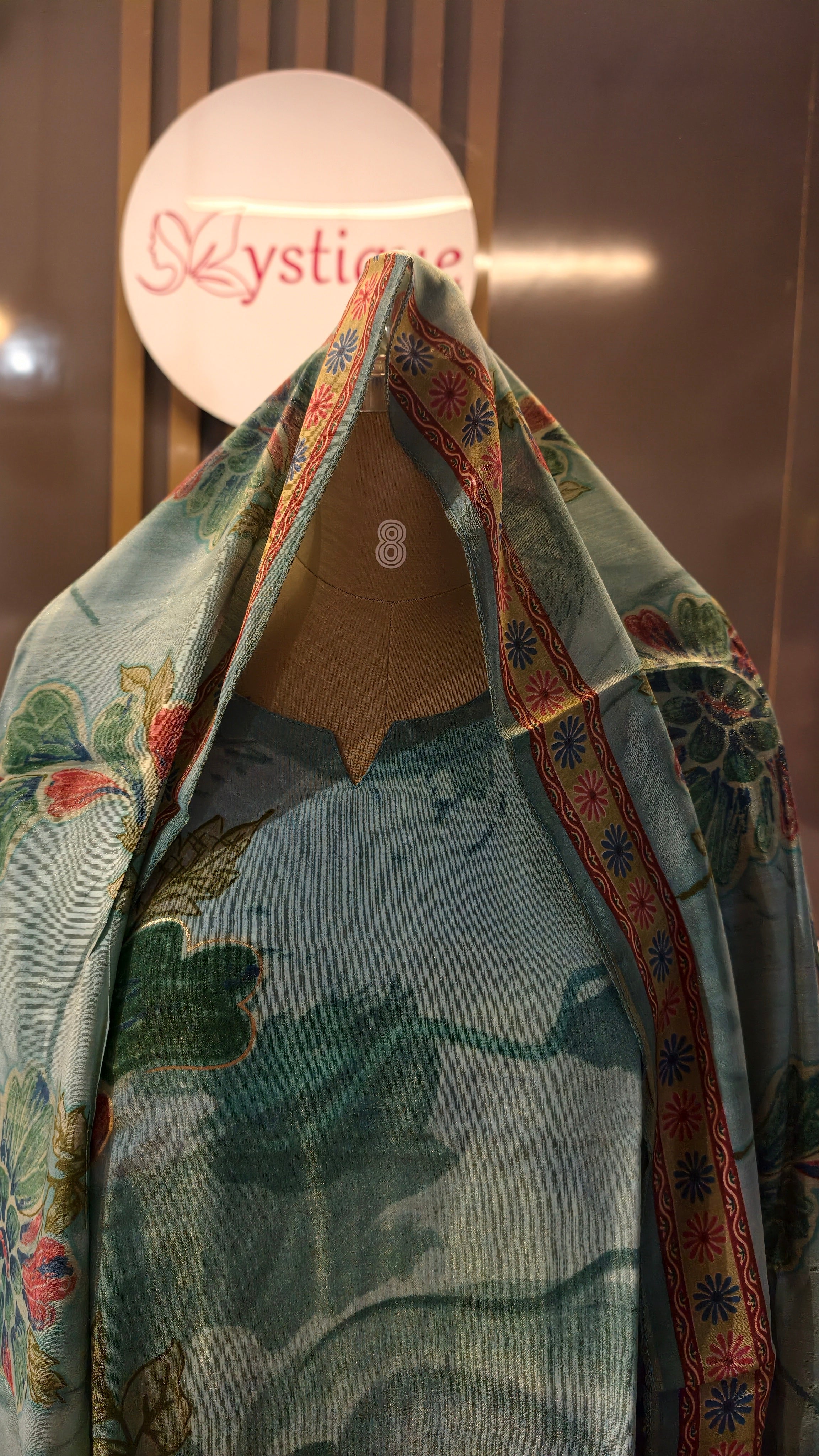 Premium muslin churidar set
