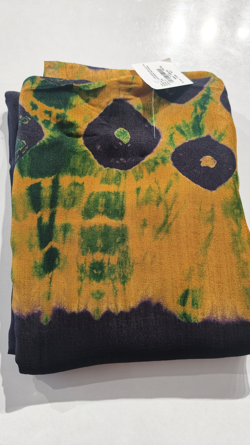 Aqua silk churidar fabric