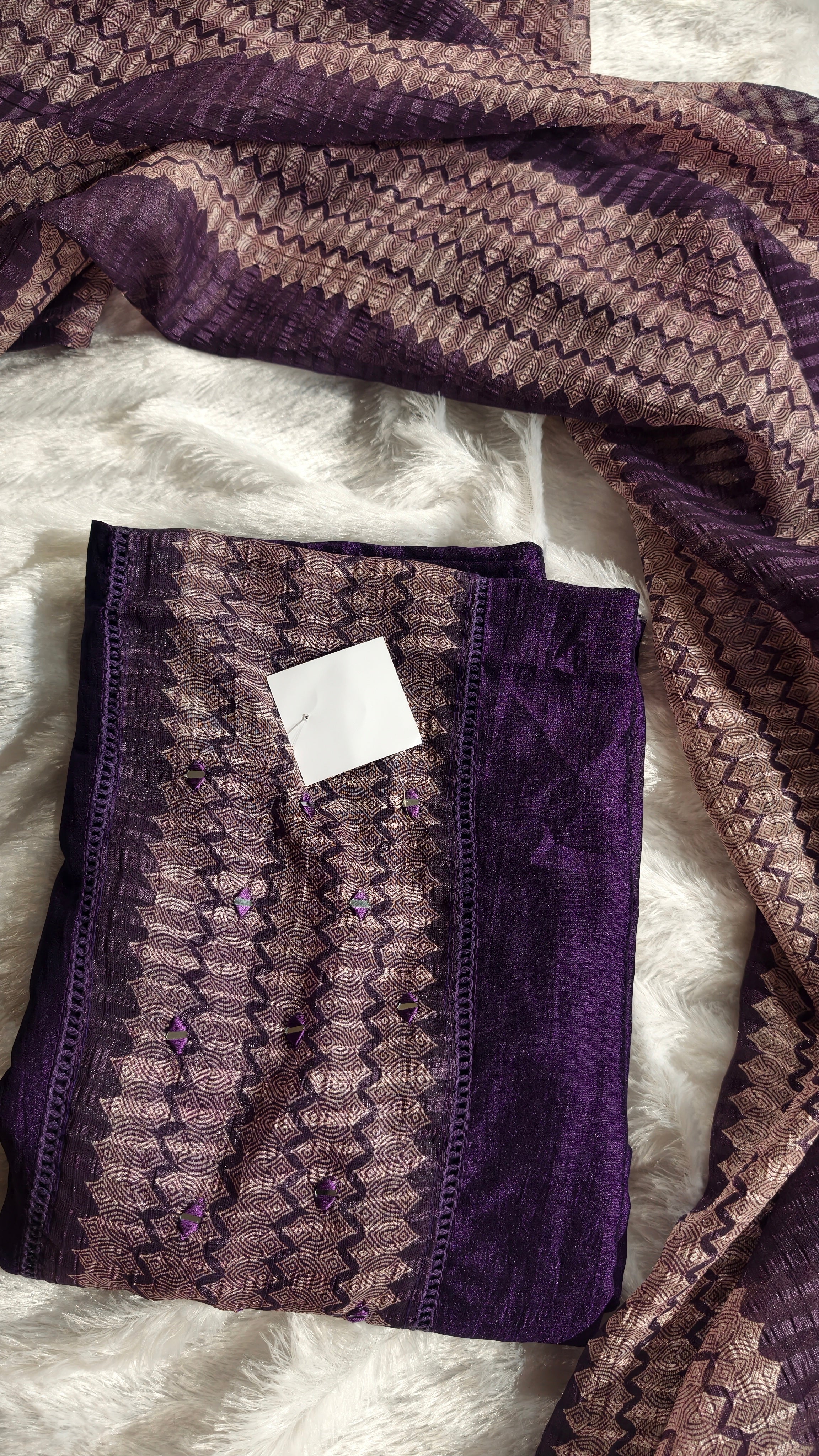 Vichitra silk churidar fabric