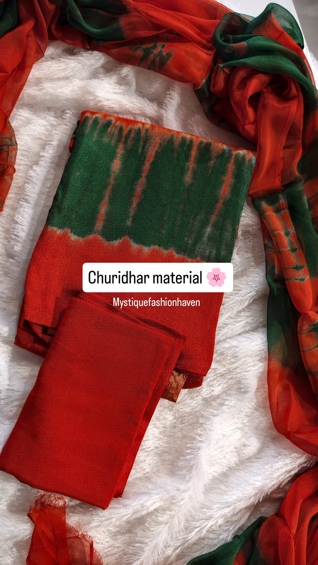 Tasar churidar fabric